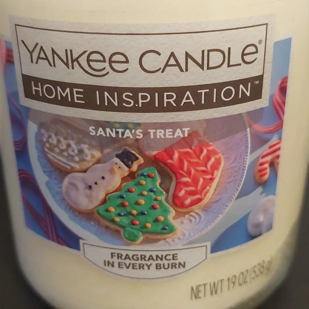 YANKEE CANDLE Home Inspiration Santa's Treat Large Jar Candle